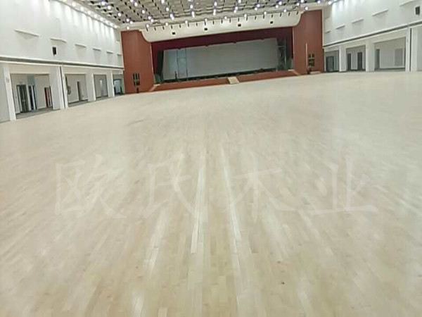 淮安富士康員工活動中心體育館木地板